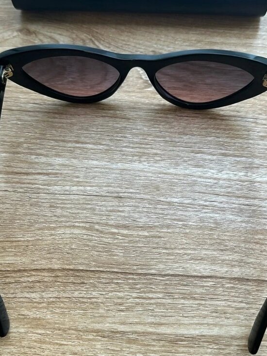 ✨ Miu Miu Black Cat-Eye Sunglasses with Crystal Accents ✨ main image 11